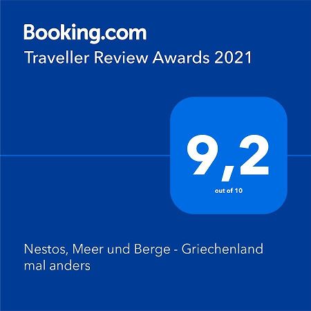 Nestos, Meer Und Berge - Griechenland Mal Anders Zarkadhiá Eksteriør bilde